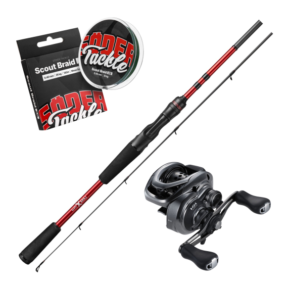 Lake X Perch 7\'2\'\' X-Fast Action ML 5-25g Casting Combo i gruppen Fiskeset / Spinnfiskeset / Spinnfiskeset Abborre hos Fishline (LAKEXPERCHSLXCOMBO)