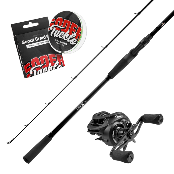 Lake X Pike Casting Casting Combo 8\' 15-60g i gruppen Fiskeset / Spinnfiskeset / Spinnfiskeset Gädda hos Fishline (LAKEXPIKE60SCOUTBC)