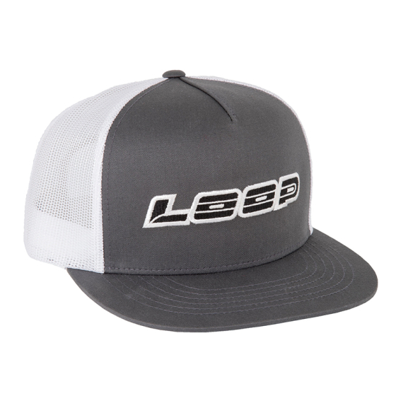 Loop Logo Meshback Flat Cap - Grey/White i gruppen Kläder & Skor / Kepsar & Huvudbonader / Kepsar hos Fishline (LFC-48)