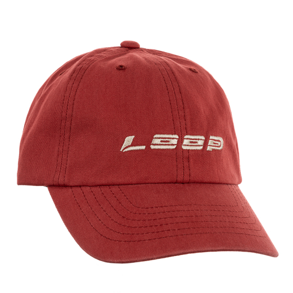 Loop Logo Dad Cap - Burnt Russet i gruppen Kläder & Skor / Kepsar & Huvudbonader / Kepsar hos Fishline (LLDC01-201)