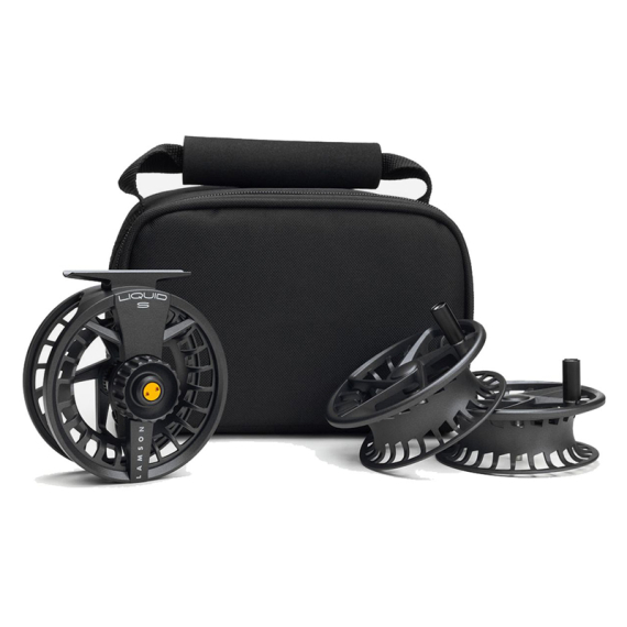 Lamson Liquid S HD 3-Pack Smoke i gruppen Fiskerullar / Flugfiskerullar & Extraspolar / Flugrullar hos Fishline (LQS-5plusHD3-PACK-SMOKEr)