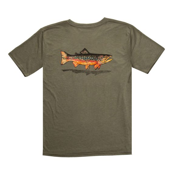 Fishpond Local T-shirt Olive i gruppen Kläder & Skor / Kläder / T-shirts hos Fishline (LS-O-Mr)