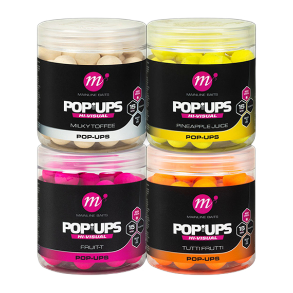 Mainline High Visual Popups i gruppen Fiskedrag / Boilies, Krokbeten & Mäsk / Popups & Wafters hos Fishline (M13001r)