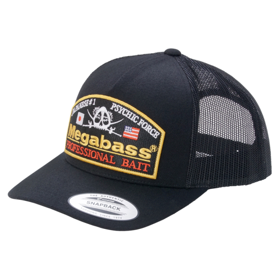 Megabass Cap Psychic Trucker Black/Black i gruppen Kläder & Skor / Kepsar & Huvudbonader / Kepsar / Truckerkepsar hos Fishline (MB-00000046713)