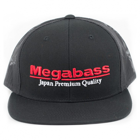 Megabass Trucker Hat Black/Red i gruppen Kläder & Skor / Kepsar & Huvudbonader / Kepsar / Truckerkepsar hos Fishline (MB-C-4513473395758)