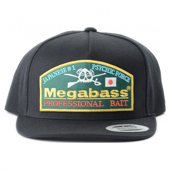 Megabass Trucker Hat Throwback Snapback Black i gruppen Kläder & Skor / Kepsar & Huvudbonader / Kepsar / Snapbackkepsar hos Fishline (MB-C-4513473451126)