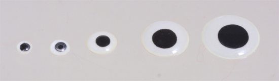 Epoxy Eyes 9mm i gruppen Krok & Småplock / Flugbindning / Flugbindningsmaterial / Ögon hos Fishline (MEY6-810r)
