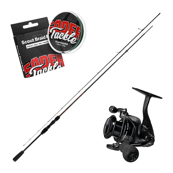 Mikado Bixlite Jigger Spin 213cm 7\' 5-20g Pitch Black Combo i gruppen Fiskeset / Haspelset / Haspelset Abborre hos Fishline (MIKADOJIGGERSPINCOMBO)