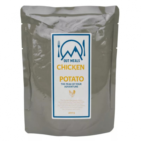 Outmeals - Chicken Panang With Potatoes 400g i gruppen Outdoor / Friluftsmat / Mjukkonserverad Mat hos Fishline (MKO106)