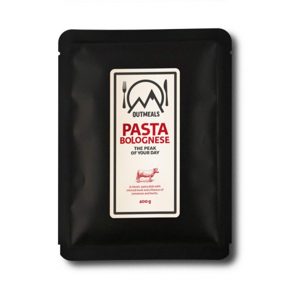 Outmeals - Pasta Bolognese 400g i gruppen Outdoor / Friluftsmat / Mjukkonserverad Mat hos Fishline (MKO113)