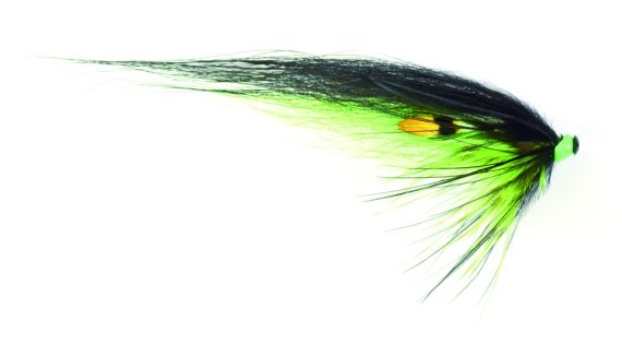 Frödin Micro Series - Black Green Helmet 3 cm i gruppen Fiskedrag / Flugor / Laxflugor hos Fishline (MSBG-03)