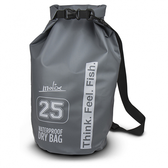 Molix Waterproof Dry Bag 25 LT Grey i gruppen Förvaring / Vattentäta Väskor hos Fishline (MWDB-25L)