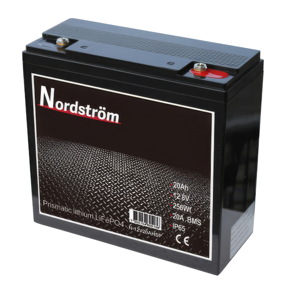Nordström Lithium 12v Batteri 20 Ah i gruppen Marinelektronik & Båt / Marinbatterier & Laddare / Marinbatterier / Litiumbatterier hos Fishline (N-12V20AHSP)