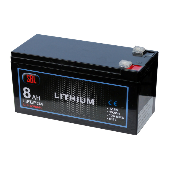 Nordström Lithium 12v Batteri 8Ah i gruppen Marinelektronik & Båt / Marinbatterier & Laddare / Marinbatterier / Litiumbatterier hos Fishline (N-12V8AHSP)