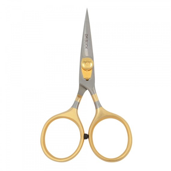 DR Slick Hair Razor Scissor 4 1/2\'\' Straight - Adjustable Tension i gruppen Verktyg & Tillbehör / Tänger & Saxar / Linklippare & Saxar hos Fishline (NFD635-SR45G)