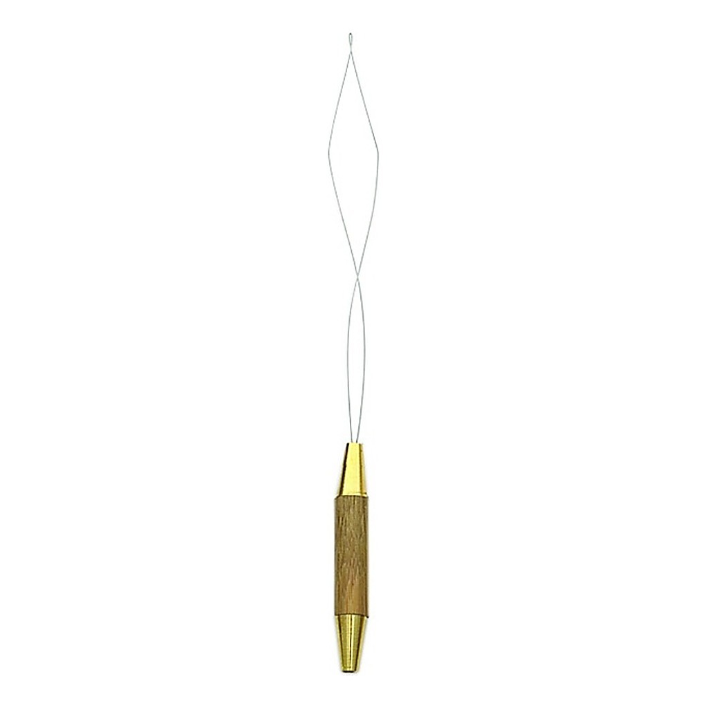 Dr Slick Bobbin Threader Gold w/ Half Hitch Tool i gruppen Krok & Småplock / Flugbindning / Verktyg Flugbindning / Trådhållare hos Fishline (NFD679-BT)