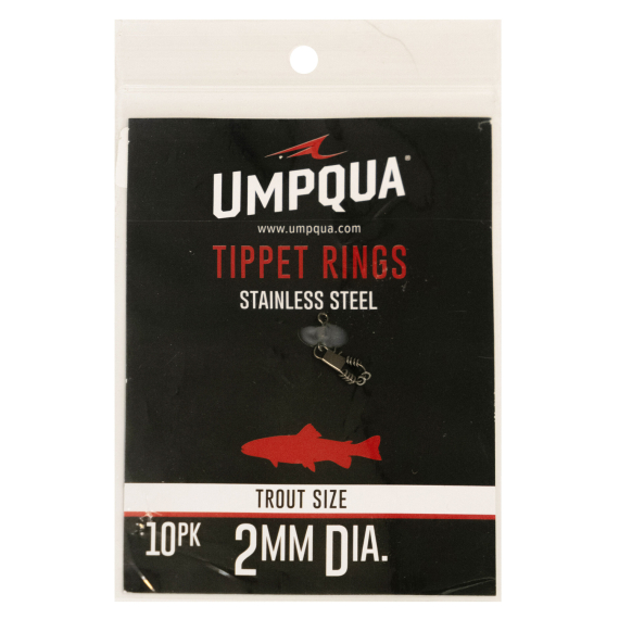 Umpqua Tippet Ring Standard 2mm 10-pack i gruppen Krok & Småplock / Tafsar & Tafsmaterial / Tafsmaterial / Tafsmaterial Flugfiske hos Fishline (NFD9384)