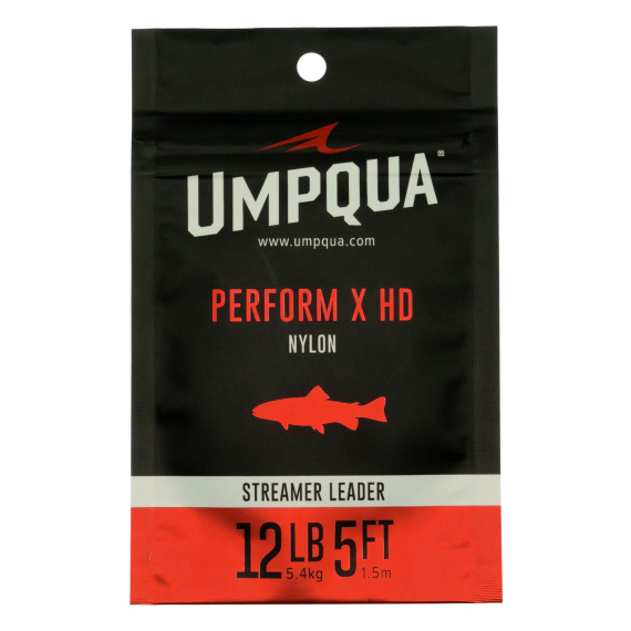 Umpqua Perform X HD Streamer Leader 5ft i gruppen Krok & Småplock / Tafsar & Tafsmaterial / Färdiga Tafsar / Taperade Flugfisketafsar hos Fishline (NFD9386-8lbr)
