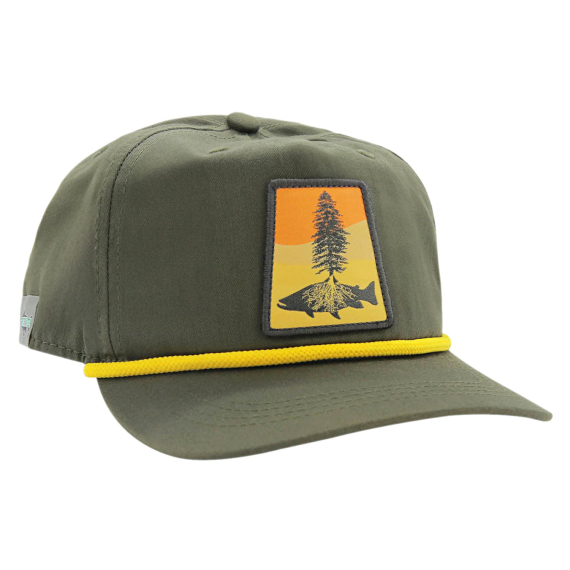 RepYourWater Brimmed Hat 5 Panel Unstructured - Fly Fishing Roots i gruppen Kläder & Skor / Kepsar & Huvudbonader / Kepsar hos Fishline (NFD9551)