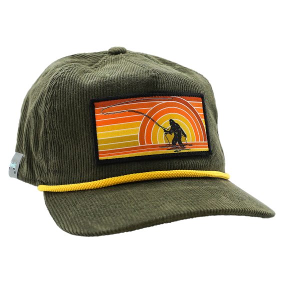 RepYourWater Hat 5 Panel Unstructured - Sunset Squatch Corduroy Edition i gruppen Kläder & Skor / Kepsar & Huvudbonader / Kepsar hos Fishline (NFD9557)