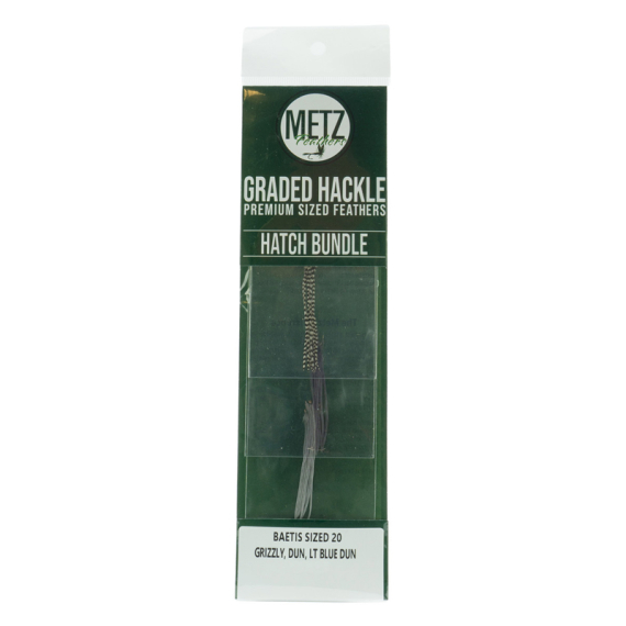 Metz Hackle Hatch Bundle 3-pcs i gruppen Krok & Småplock / Flugbindning / Flugbindningsmaterial / Fjädrar & Nackar / Hackel hos Fishline (NFD9577-18r)