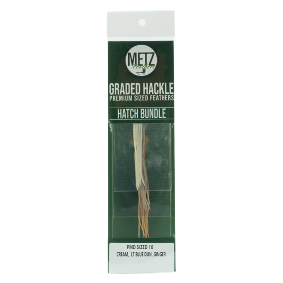 Metz Hackle Hatch Bundle PMD 3pcs i gruppen Krok & Småplock / Flugbindning / Flugbindningsmaterial / Fjädrar & Nackar / Hackel hos Fishline (NFD9580-14r)