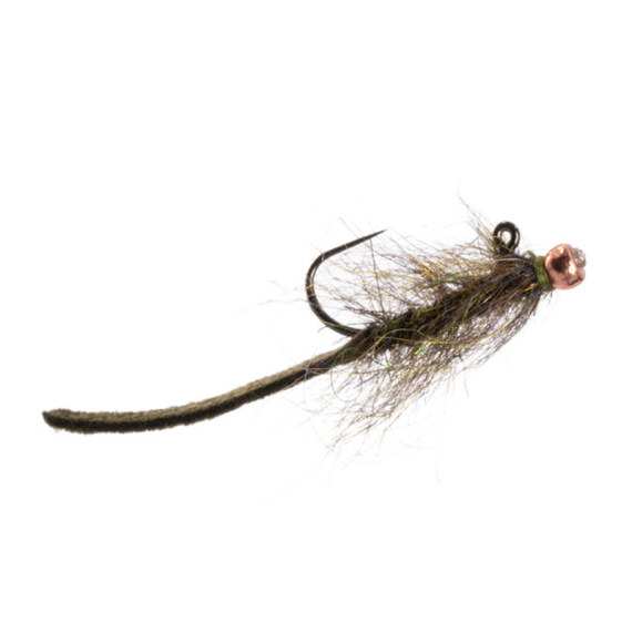 Umpqua Balanced Leather Leech Nano #12 - Peacock i gruppen Fiskedrag / Flugor hos Fishline (NFD9629-PC12)