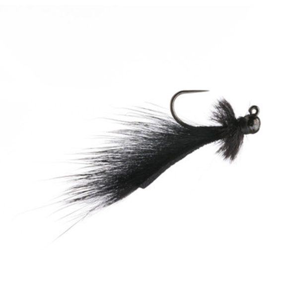 Umpqua Mini Leech Jig #12 - Black i gruppen Fiskedrag / Flugor hos Fishline (NFD9641-BL12)