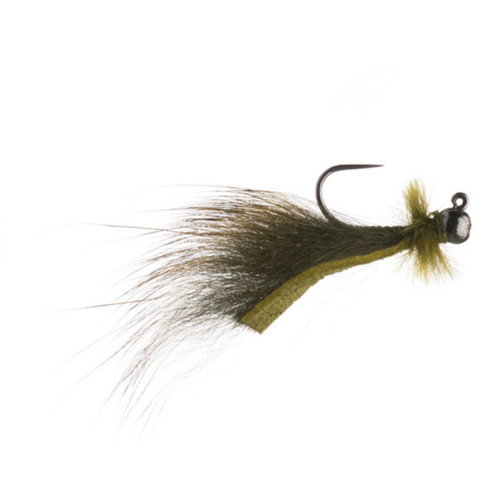 Umpqua Mini Leech Jig #12 - Olive i gruppen Fiskedrag / Flugor hos Fishline (NFD9641-O12)