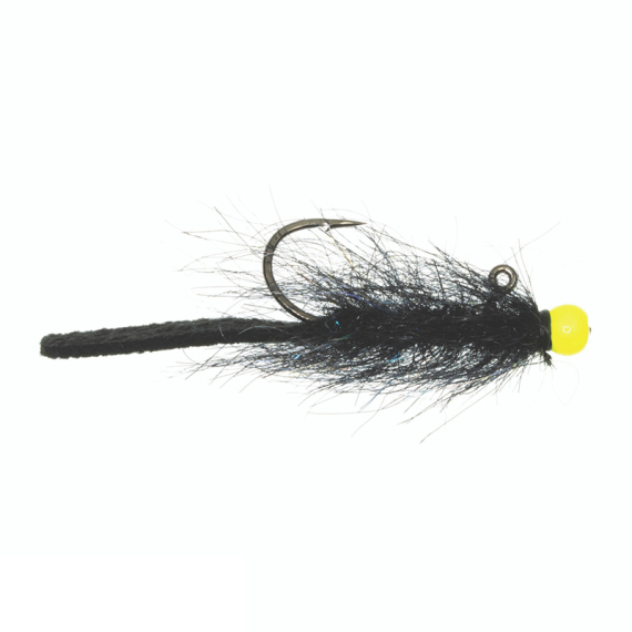 Umpqua Balanced Leather Leech #10 - Black/Chartreuse i gruppen Fiskedrag / Flugor hos Fishline (NFD9642-BC10)