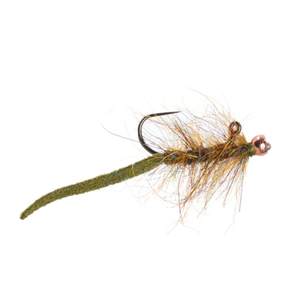 Umpqua Balanced Leather Leech Nano - Olive i gruppen Fiskemetoder / Flugfiske / Flugor / Nympher hos Fishline (NFD9642-O12r)