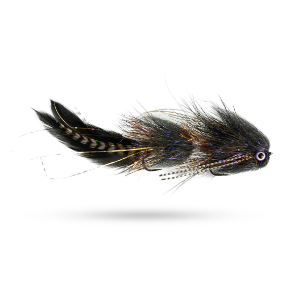 Umpqua Trasher Hurst Black #1 x #2 i gruppen Fiskedrag / Flugor / Streamers hos Fishline (NFD9655-BL01X02)