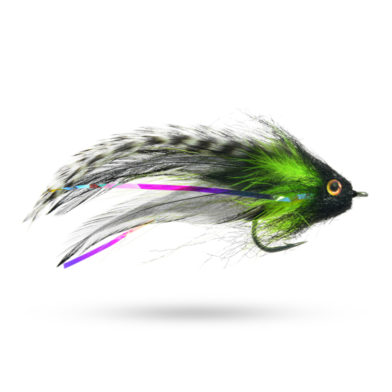 Umpqua Jungle Love Black/Chartreuse #2/0 i gruppen Fiskedrag / Flugor / Streamers hos Fishline (NFD9658-BC20)