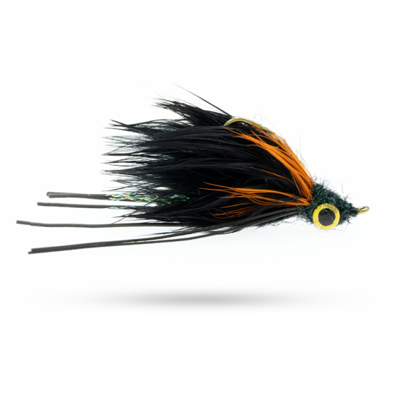 Umpqua Super Bugger Beck\'s Black #6 i gruppen Fiskedrag / Flugor / Streamers hos Fishline (NFD9673-BL6)
