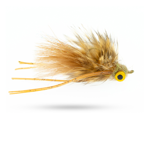 Umpqua Super Bugger Beck\'s Tan #6 i gruppen Fiskedrag / Flugor / Streamers hos Fishline (NFD9673-TA6)