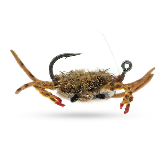 Umpqua Danger Muffin Crab McKnight Gold Brown i gruppen Fiskedrag / Flugor / Saltvattenflugor hos Fishline (NFD9677-BR2r)