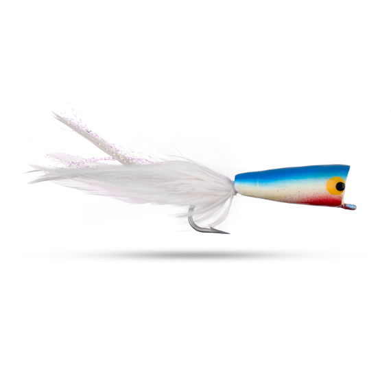 Umpqua Saltwater Popper Blue/White #2/0 i gruppen Fiskedrag / Flugor / Saltvattenflugor hos Fishline (NFD9687-BLWH20)