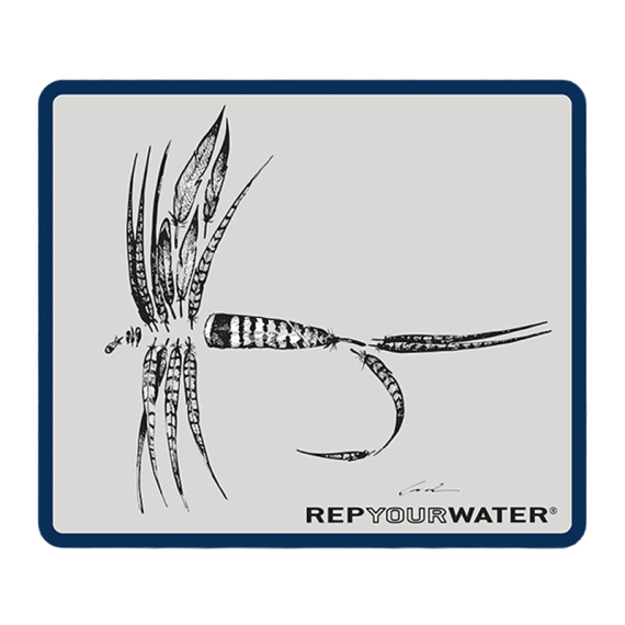 RepYourWater Sticker - Feather Dry Fly i gruppen Övrigt / Klistermärken & Dekaler hos Fishline (NFD9715)