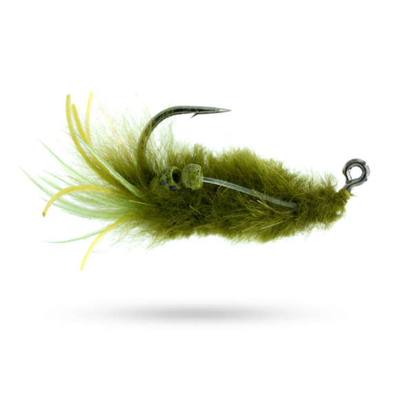 Umpqua Mayhem Crab Chicone Olive #2 i gruppen Fiskedrag / Flugor / Saltvattenflugor hos Fishline (NFD9738-Olive)