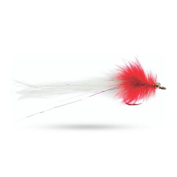 Umpqua Pike Snake Red/White #3/0 i gruppen Fiskedrag / Flugor / Gäddflugor hos Fishline (NFD9740-RedWhite)