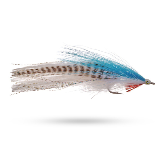 Umpqua Big Fish Deceiver Blue/White #3/0 i gruppen Fiskedrag / Flugor / Gäddflugor hos Fishline (NFD9741-BlWhite)