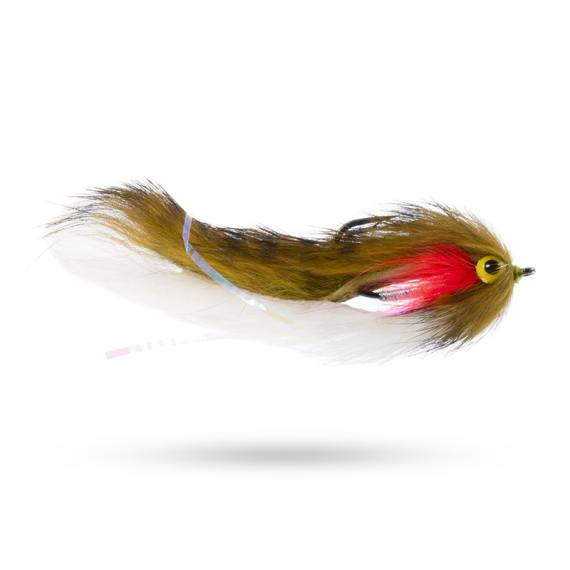 Umpqua Kvichak Killer Anderson Olive / White #1/0 i gruppen Fiskedrag / Flugor / Gäddflugor hos Fishline (NFD9743-OlWhite)