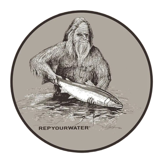 RepYourWater Sticker - Squatch and Release i gruppen Övrigt / Klistermärken & Dekaler hos Fishline (NFD9821)