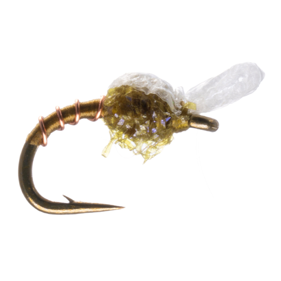 Umpqua Graveyard Midge Wood Olive - #18 i gruppen Fiskedrag / Flugor / Nymfer hos Fishline (NFD9825-Olive18)