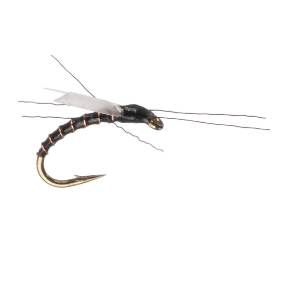 Umpqua 1 O\'clock Midge Gonzales Black i gruppen Fiskedrag / Flugor / Nymfer hos Fishline (NFD9903-18r)