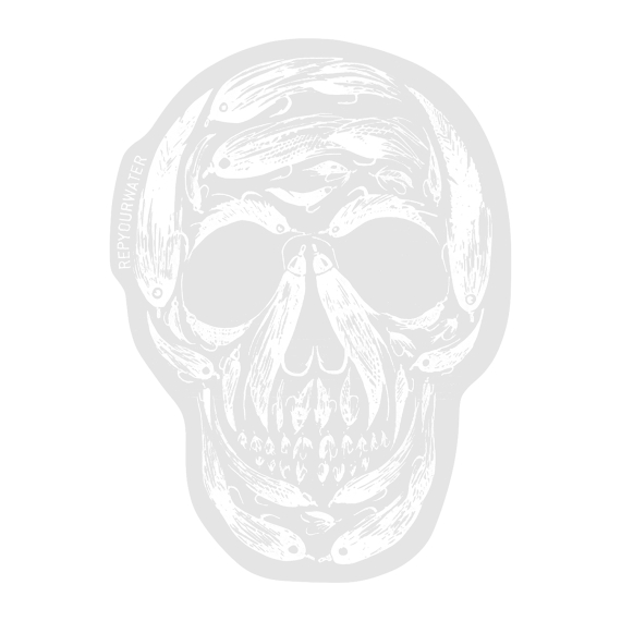 RepYourWater Sticker - Fly Til You Die i gruppen Övrigt / Klistermärken & Dekaler hos Fishline (NFD9918)