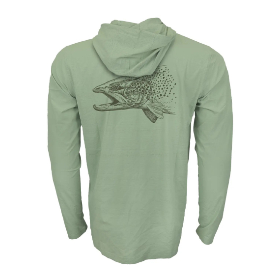 RepYourWater Hooded Sun Shirt Flolite Predator i gruppen Kläder & Skor / UV-kläder hos Fishline (NFD9929-Sr)