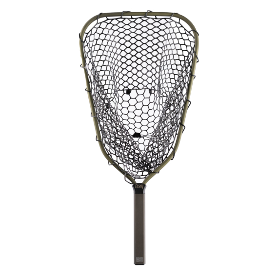 Rising Lunker Landing Net Black 25cm handle - Moss i gruppen Verktyg & Tillbehör / Håvar / Flugfiskehåvar hos Fishline (NFD9963-B-25Moss)