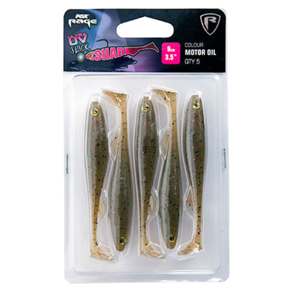 Fox Rage Slick Shad Ultra UV 9 cm 5-pack i gruppen Fiskedrag / Jiggar & Gummibeten / Abborrjiggar & Gösjiggar hos Fishline (NSC029r)