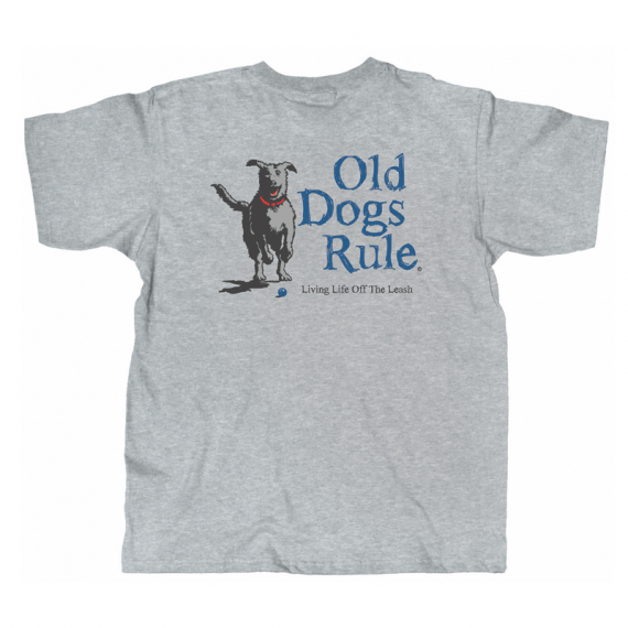 Old Guys Rule Leash T-Shirt i gruppen Kläder & Skor / Kläder / T-shirts hos Fishline (OG2062-Mr)
